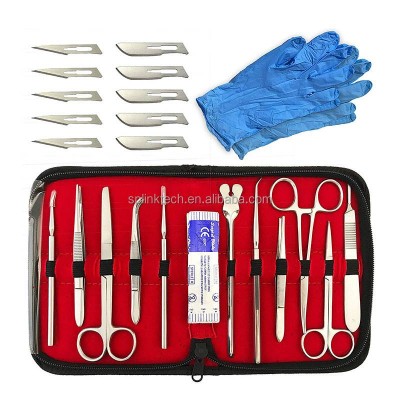 22 Pieces Of Biological Dissecting Tools Stainless Steel Dissecting Scissors Dissecting Needles Experimental Equipment Tools Pro